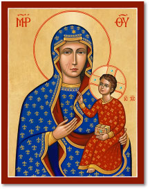 217x274 Blessed Virgin Mary Icons Our Lady Of Czestochowa Icon