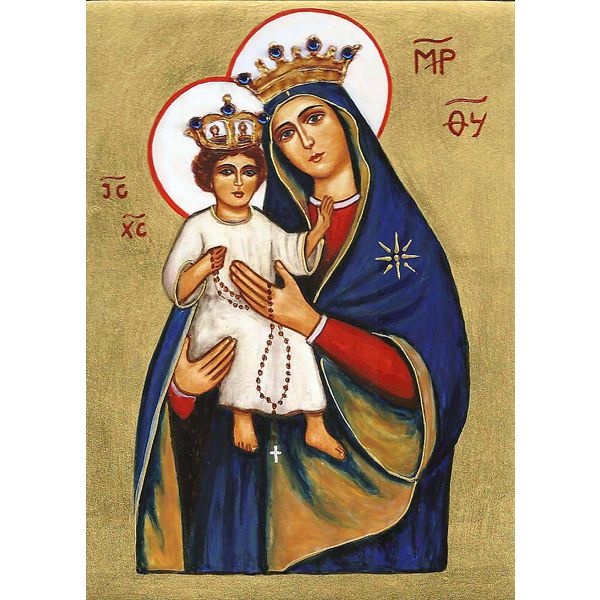 600x600 Religious Icon Our Lady Of The Rosary