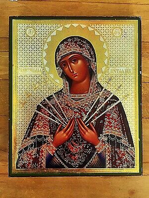 300x400 Our Lady Of Sorrows Icon, Seven Sorrows, Theotokos, Mary Mother