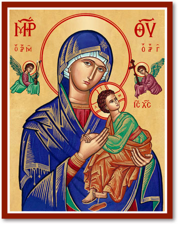 356x450 Blessed Virgin Mary Icons Our Lady Of Perpetual Help Icon