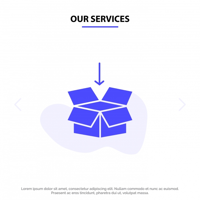 640x640 Our Services Box Arrow Shipping Education Solid Glyph Icon We