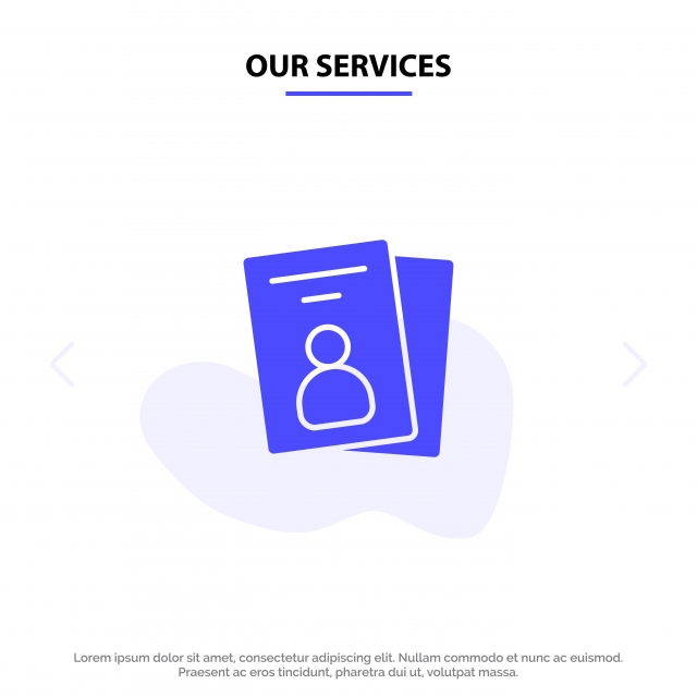 640x640 Our Services Id,card,id Card,pass Solid Glyph Icon Web Card T