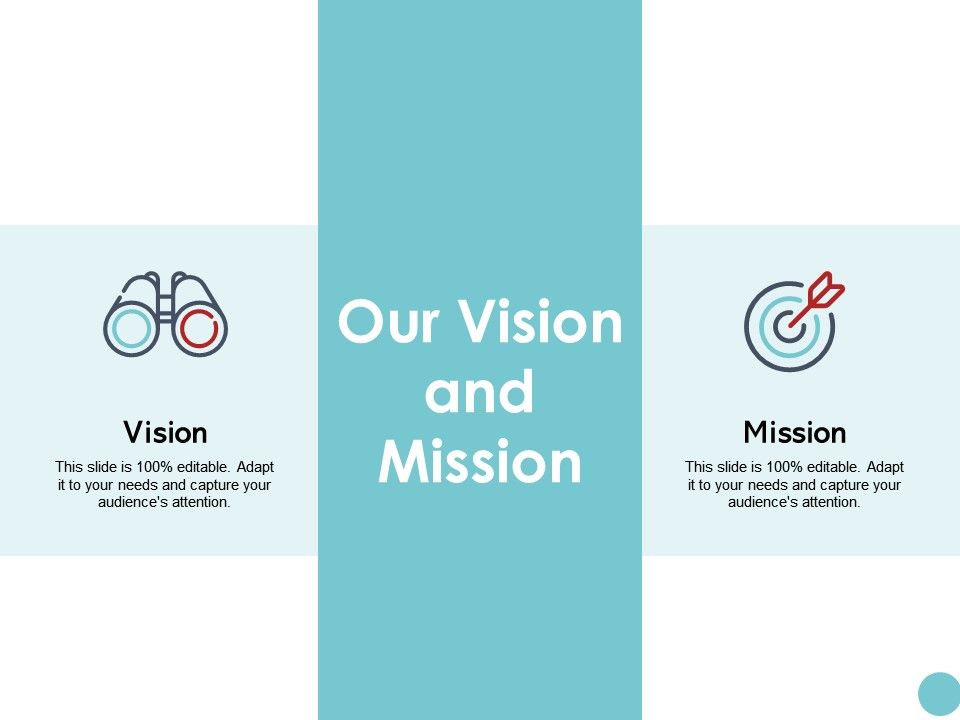 960x720 Our Vision And Mission Ppt Powerpoint Presentation Icon Model