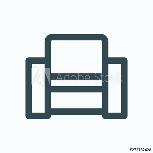 500x500 Garden Furniture Isolated Icon, Outdoor Rattan Furniture Linear