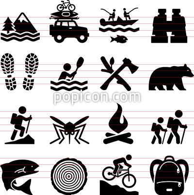 400x401 Outdoor Recreation Icons