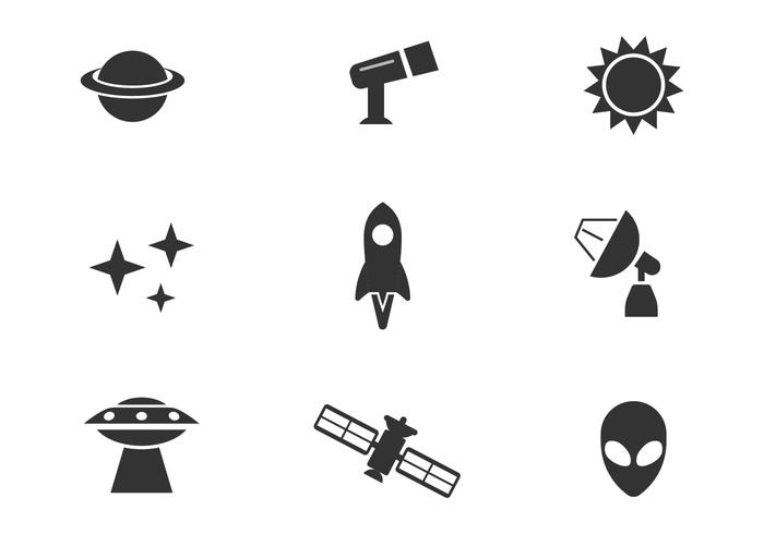 Outer Space Vector Icons 700x490 Outer Space Vector Icons