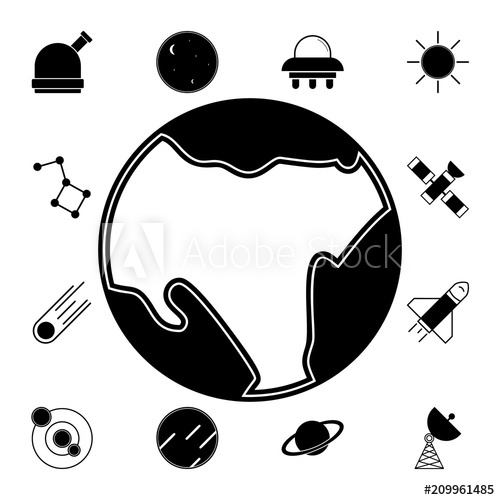 Planet From Outer Space Icon Detailed Set Of Space Icons Premium 500x500 Planet From Outer Space Icon Detailed Set Of Space Icons Premium