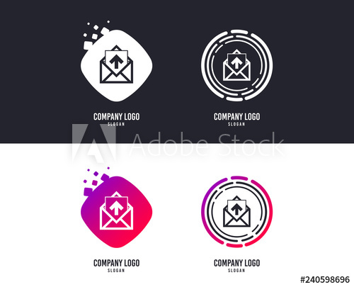 500x405 Logotype Concept Mail Icon Envelope Symbol Outgoing Message