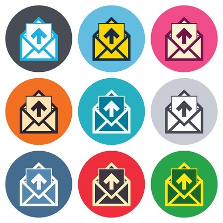 Outgoing Mail Icon at Vectorified.com | Collection of Outgoing Mail ...