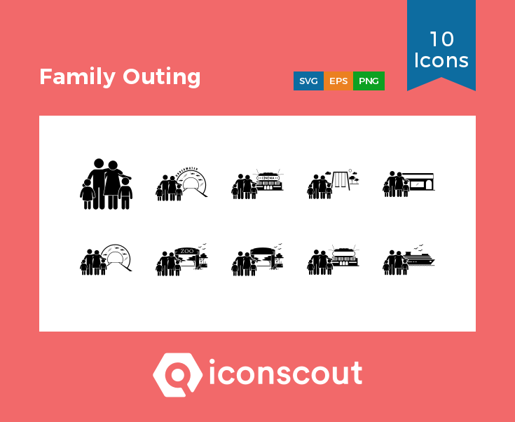 Family Outing Icon Pack 735x602 Family Outing Icon Pack