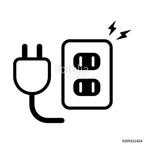 Outlet Plug And Socket Icon Stock Image And Royalty Free Vector 500x500 Outlet Plug And Socket Icon Stock Image And Royalty Free Vector