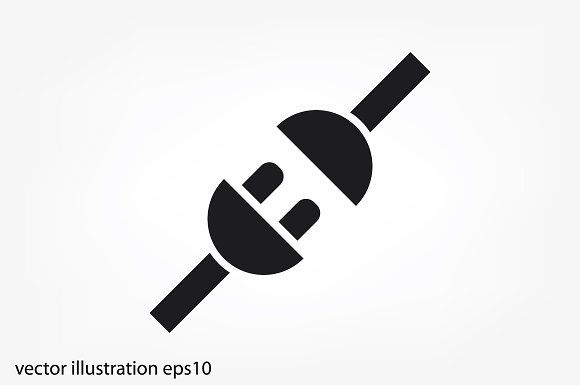 Electric Plug And Outlet Icon Icons 580x385 Electric Plug And Outlet Icon Icons