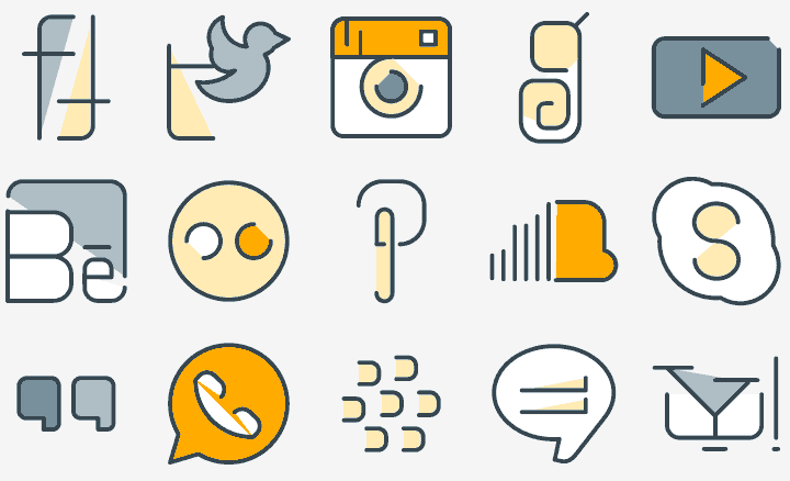 Funline Pack Vector Filled Outline Icons Set 720x438 Funline Pack Vector Filled Outline Icons Set