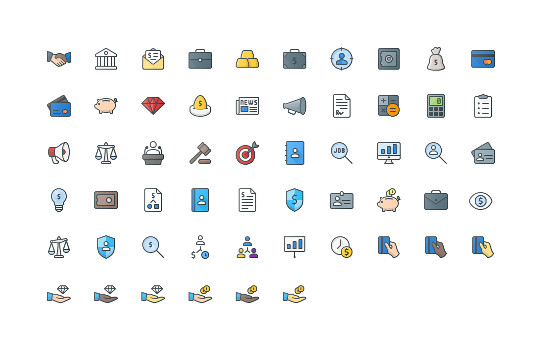 Preview Colored Outline Icons Those Icons 1104x720 Preview Colored Outline Icons Those Icons