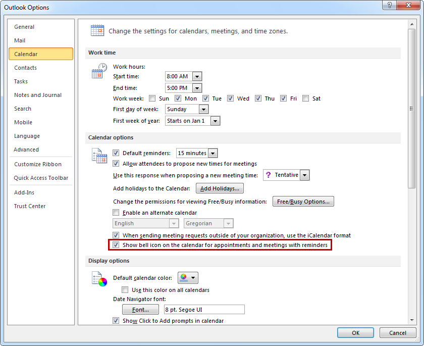 840x685 Reminder Bell For Appointments In Calendar Missing