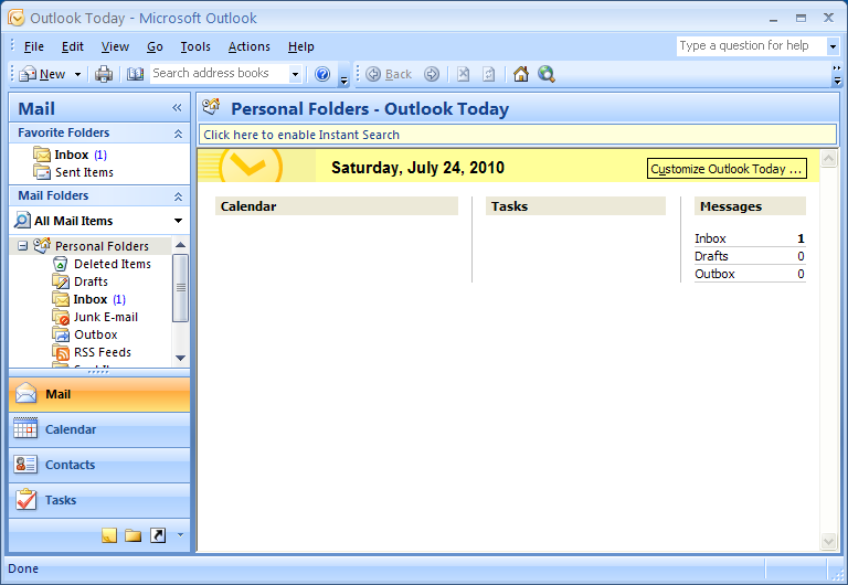 Аутлук 2007. Outlook 2007. Ярлык Outlook. MS Outlook.