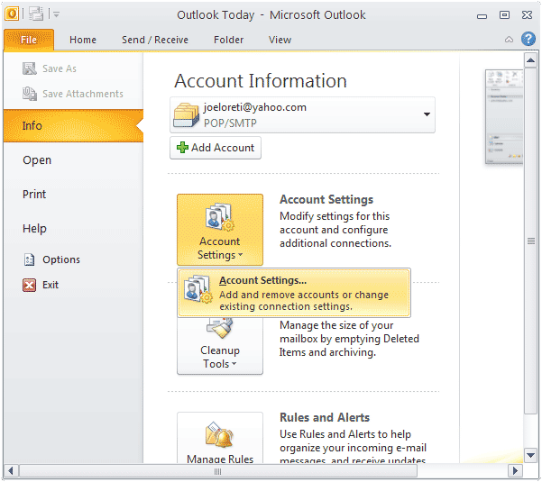 601x535 How To Reveal Email Account Password In Outlook Password