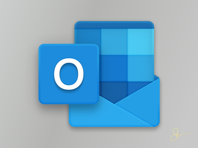 800x600 New Office Icons Outlook Icon Closeup