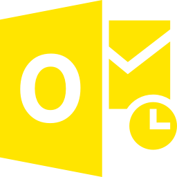 256x256 Free Yellow Ms Outlook Icon