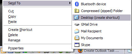 424x175 How To Create Microsoft Outlook Shortcuts For Email And Tasks