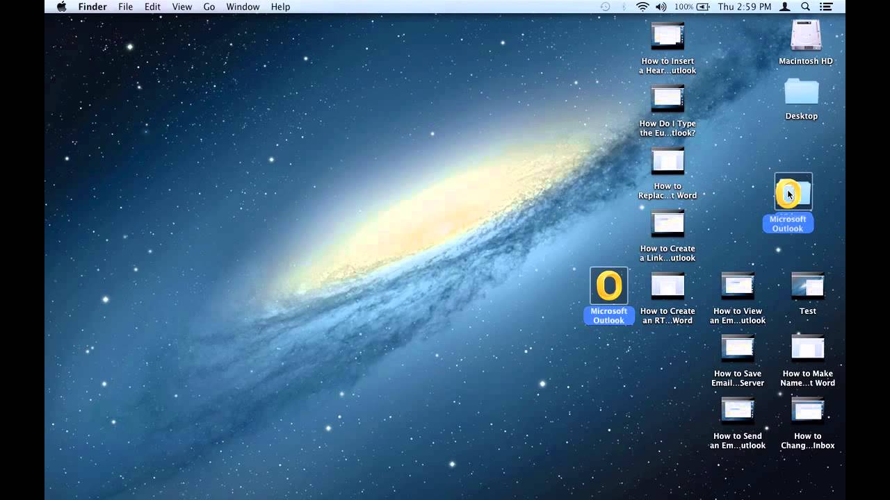 1280x720 How To Remove The Microsoft Outlook Icon Off The Desktop Without