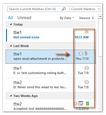 365x396 How To Add Unread Status Column In Outlook