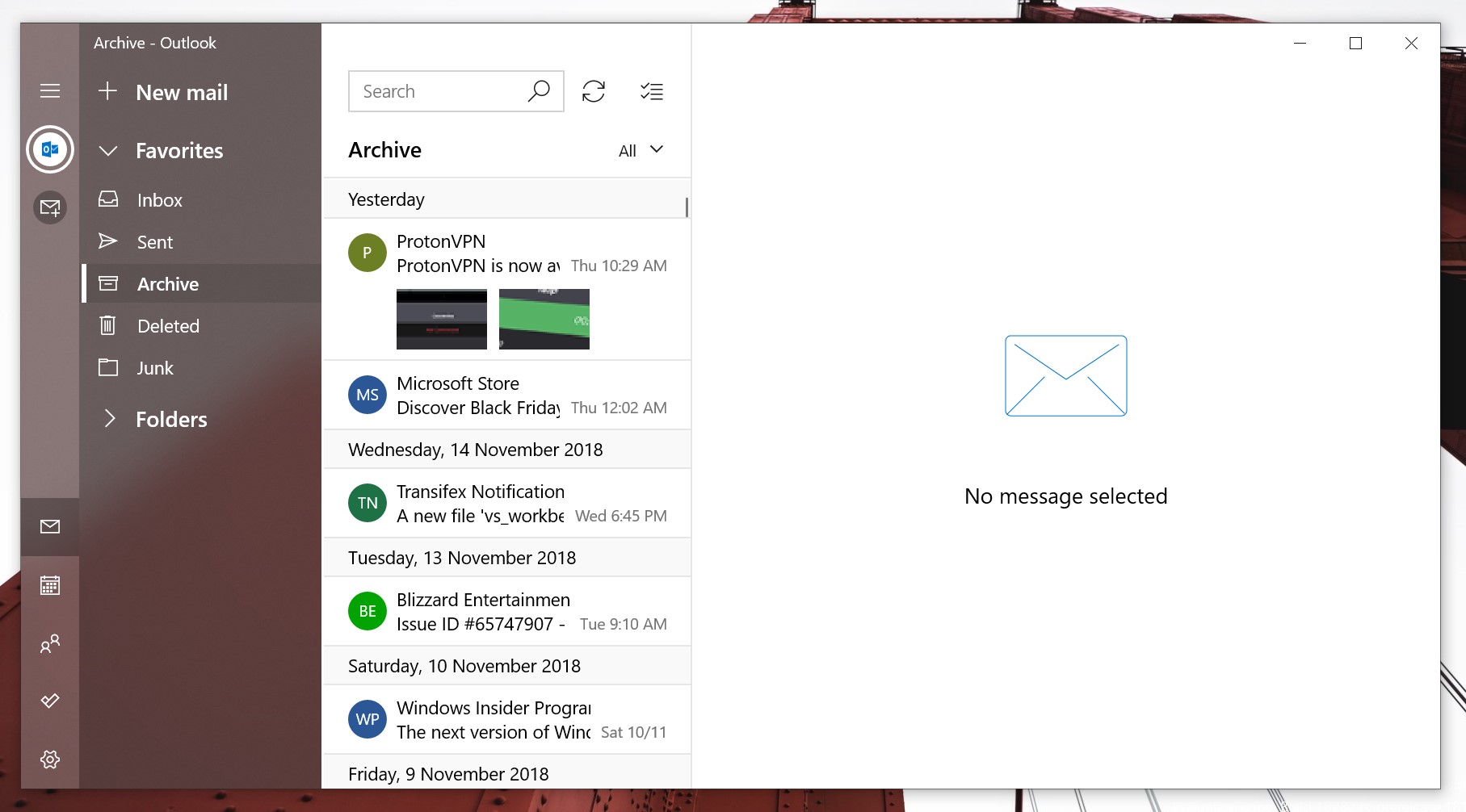1815x1006 Windows Mail App Got A New Ui