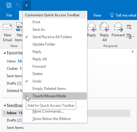 Quick Commands Bar To Delete, Reply, Move On The Right Side 447x429 Quick Commands Bar To Delete, Reply, Move On The Right Side