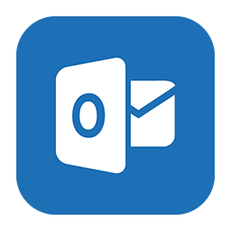 256x256 Solid Outlook Web Icon Download Office Urbanized Icons Iconspedia