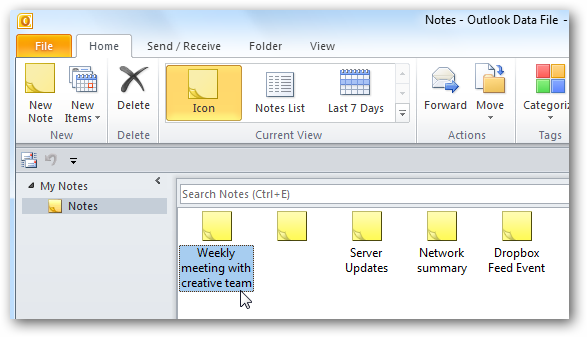 Beginner's Guide To Using The Notes Feature In Outlook 587x337 Beginner's Guide To Using The Notes Feature In Outlook