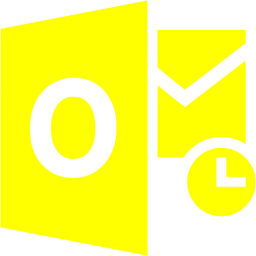 Yellow Outlook Icon 256x256 Yellow Outlook Icon