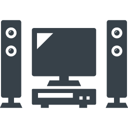 256x256 Home Theater Free Icon Free Icon Rainbow Over Royalty