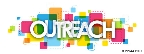 500x188 Outreach Colourful Letters Icon Stock Image And Royalty Free