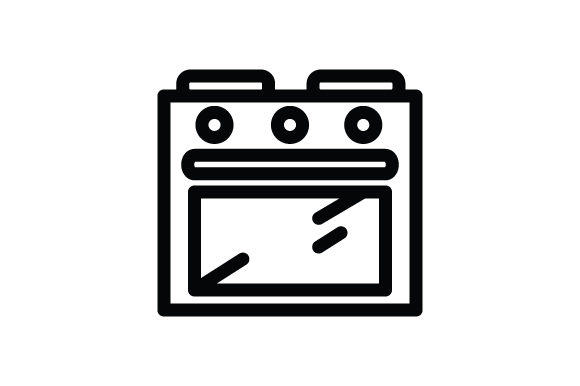 580x386 Oven Icon Graphic