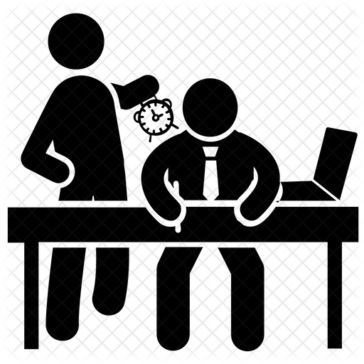 512x512 Work Deadline Icon Of Glyph Style