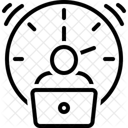 Overtime Icon Of Line Style 256x256 Overtime Icon Of Line Style