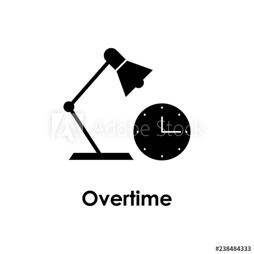 L Clock, Overtime Icon One Of Business Collection Icons 500x500 L Clock, Overtime Icon One Of Business Collection Icons