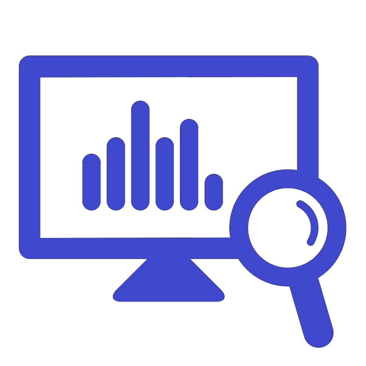1200x1200 Monitoring, Report, Screen, Statistics Icon