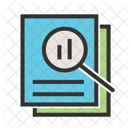 256x256 Overview Icon Of Colored Outline Style