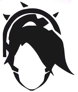 253x299 Overwatch Video Game Mercy Icon Vinyl Stickers Symbol