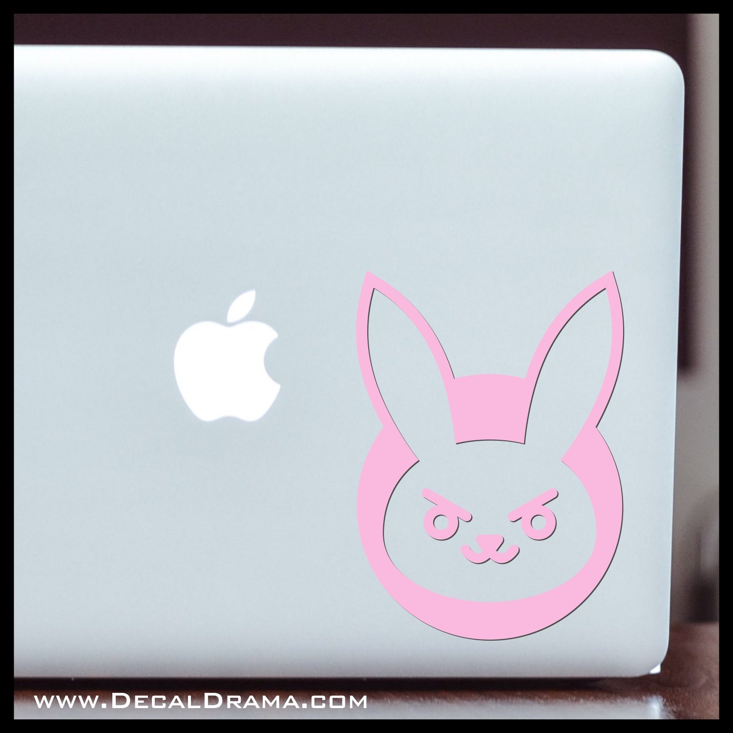 1501x1500 D Va Bunny Icon, Overwatch Inspired Vinyl Carlaptop Decal