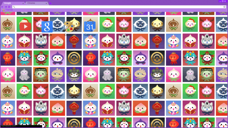 728x410 Overwatch Pachimari Theme Chrome Theme