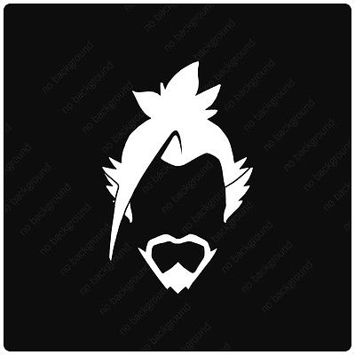 400x400 Hanzo Face Icon Overwatch Spray Player Decals Stickers, Truck Car