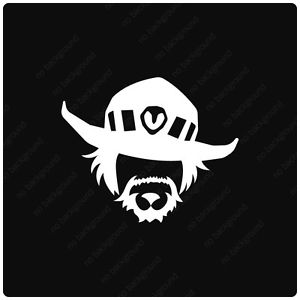 300x300 Mccree Symbol Icon Spray Decals Stickers, Overwatch Xbox Hero