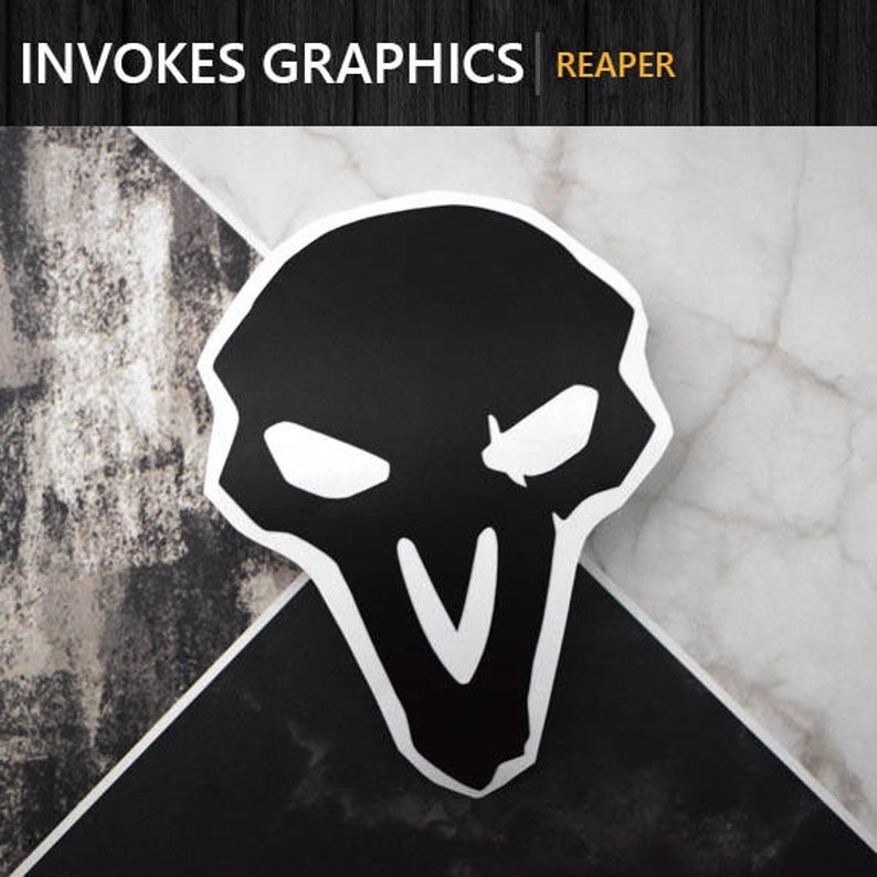 794x794 Overwatch Reaper Vinyl Decal Sticker Etsy