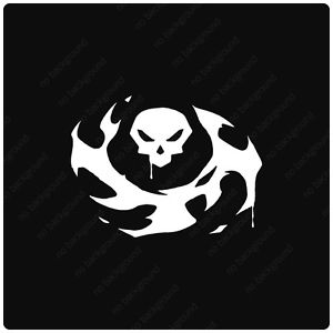 300x300 Reaper Death Blossom Symbol Decals Stickers, Overwatch Ultimate