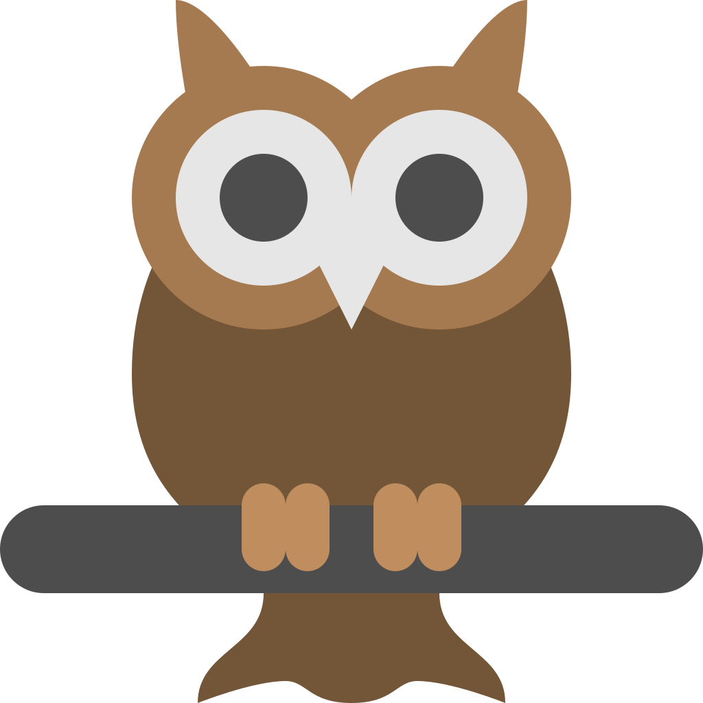 1024x1024 Owl Icon Flat Free Sample Iconset Squid Ink
