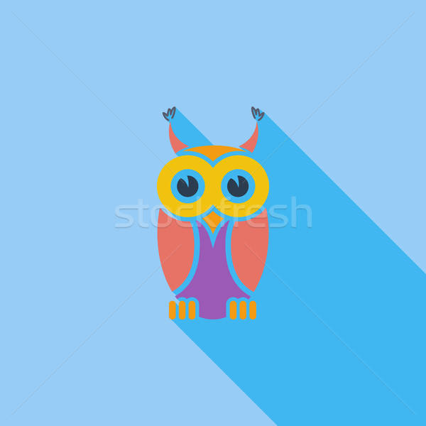 600x600 Owl Icon Vector Illustration Oleksii Afanasiev