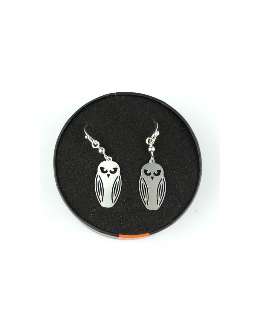 870x1110 Earrings Owl Icon