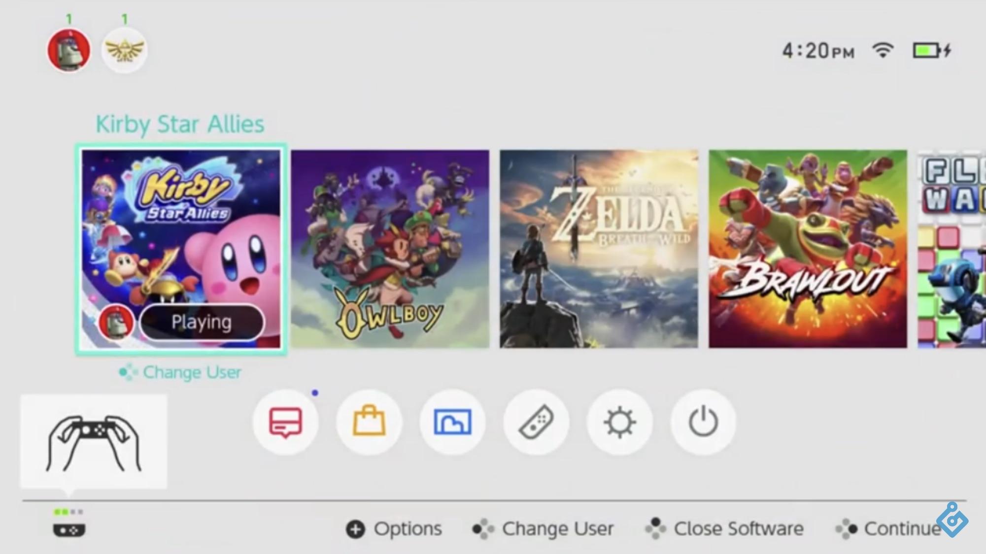 2001x1125 Here's The Kirby Star Allies Home Icon!